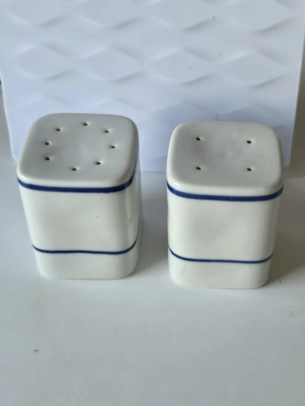 Williams Sonoma Vintage Salt & Pepper Shakers Viana Do Castelo Portugal